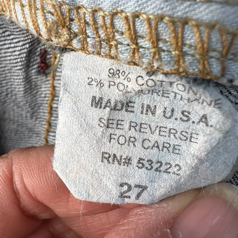 David Kahn Women's Nikki Flare Denim Jeans Size 27 (4) Medium Wash - Picture 14 of 15